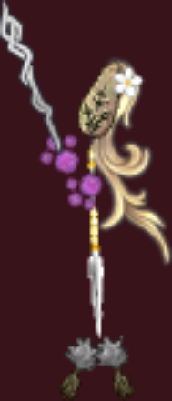 武器,杖,花飾り,ファンタジー