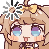 女の子,アニメ風,ちびキャラ,舌を出す,パステルカラー,リボン,ピンク髪