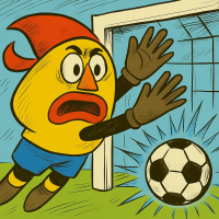 ゴールキーパー,サッカー,鳥キャラクター,スポーツ,ネット,手袋