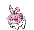 うさぎ,ピンクの髪,可愛い,キャラクター