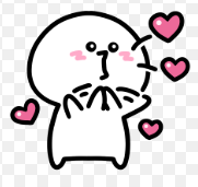 イラスト,キャラクター,ハート,かわいい,ラブ,シンプル,白背景